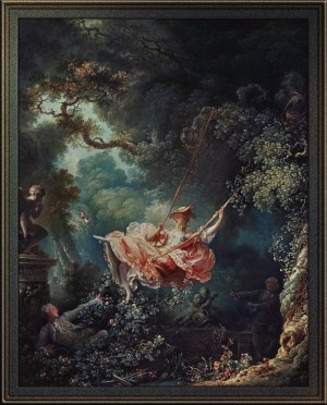 The Happy Accidents of the Swing by Jean-Honore Fragonard
